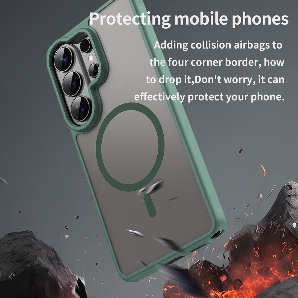 Husa de protectie Techsuit HaloFrost II MagSafe compatibil cu Samsung Galaxy S26 Ultra, Verde