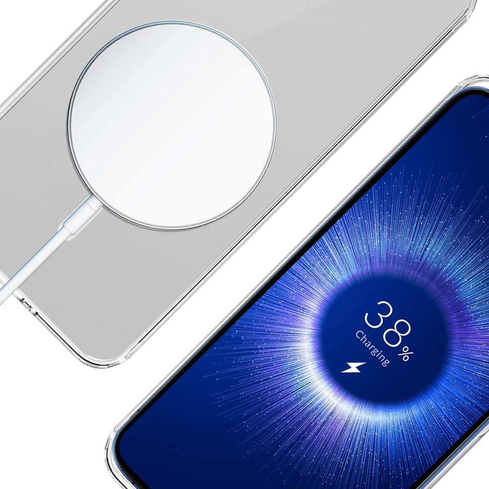 Husa de protectie 3mk MagCase compatibil cu iPhone 17 Air, Transparent