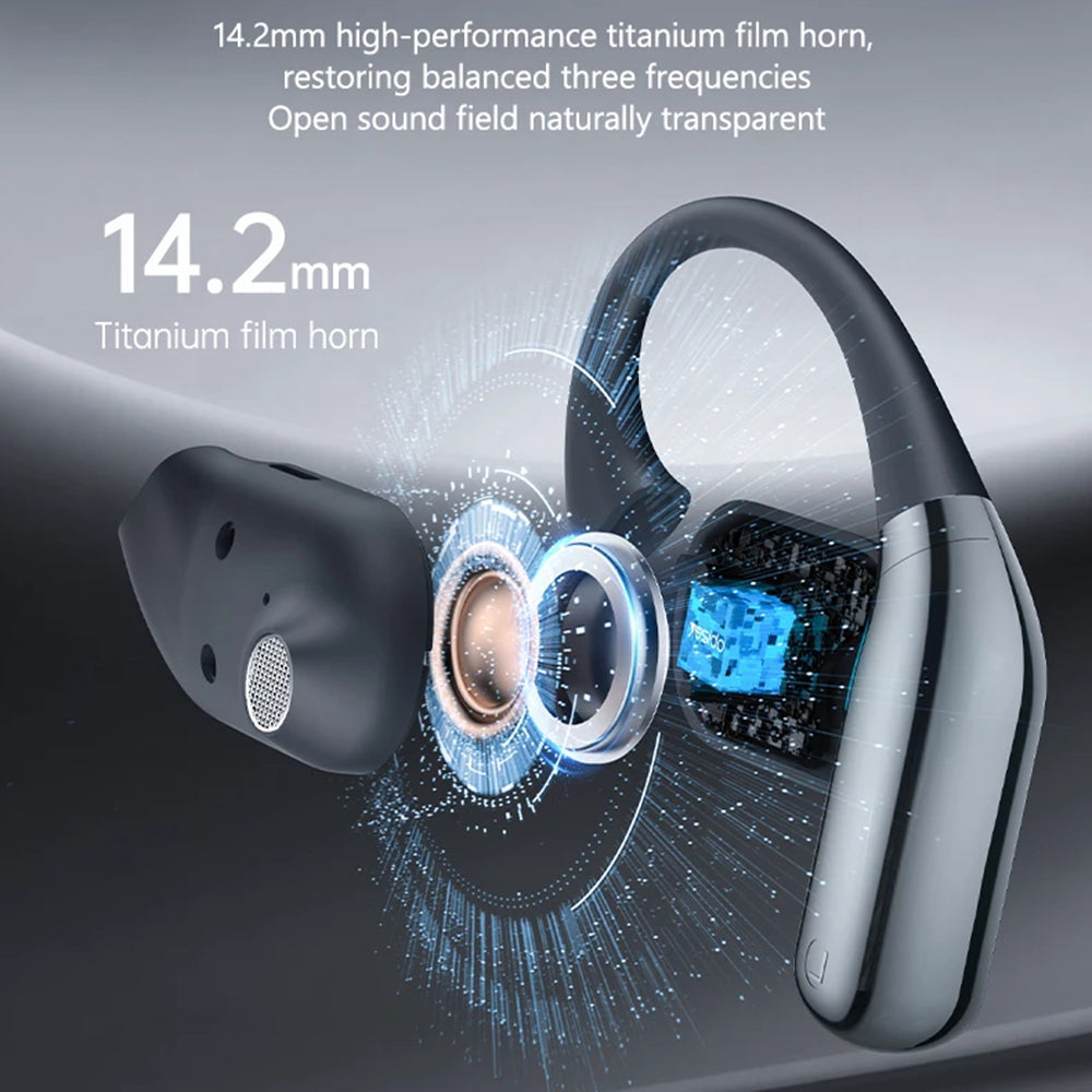 Casti Wireless Yesido (YSP26), Bluetooth V5.4, 500mAh, Negru