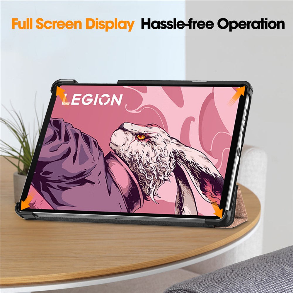 Husa de protectie tableta Techsuit FoldPro compatibil cu Lenovo Legion Tab Gen 3, Roz Auriu