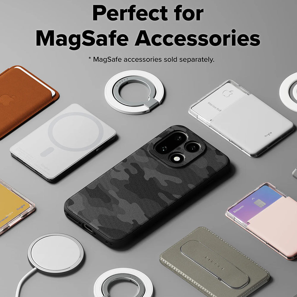 Husa de protectie Ringke Onyx MagSafe compatibil cu OnePlus 15, Camo Black