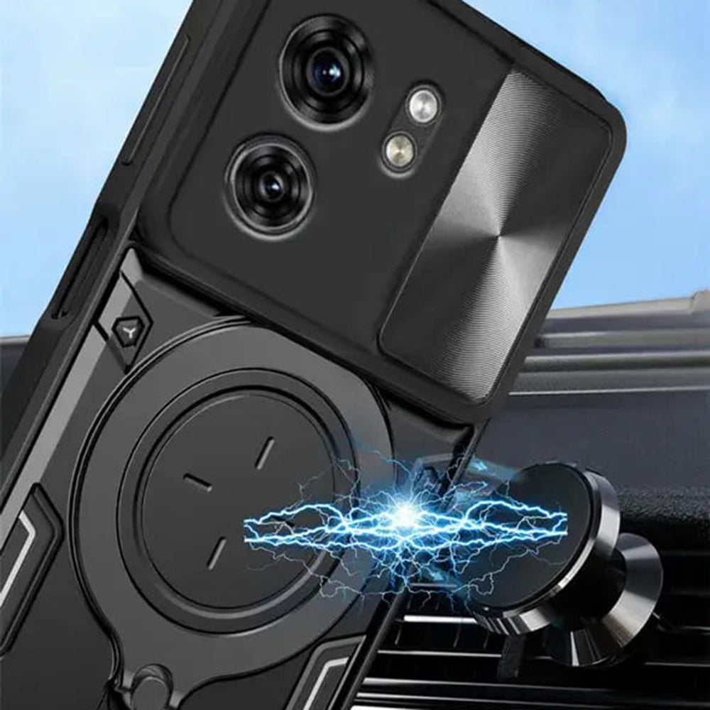 Husa de protectie Techsuit CamGuard Pro compatibil cu Honor X5c Plus, Roz Auriu