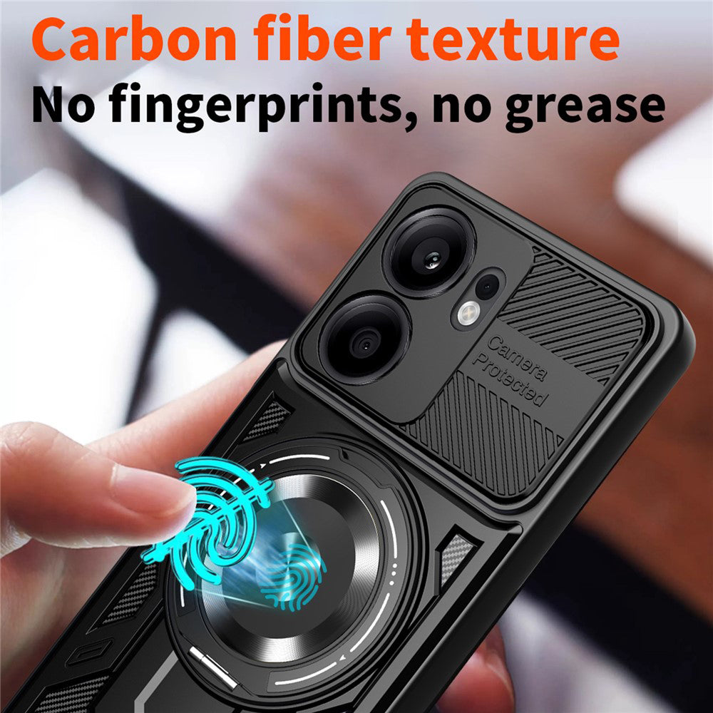 Husa de protectie Techsuit RuggedCam compatibil cu Oppo Reno14 F / Reno14 FS 5G, Mov