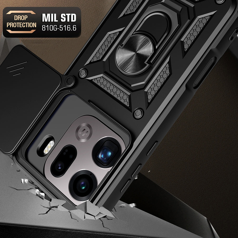 Husa de protectie Techsuit CamShield Series compatibil cu Oppo Find X9 Pro, Negru