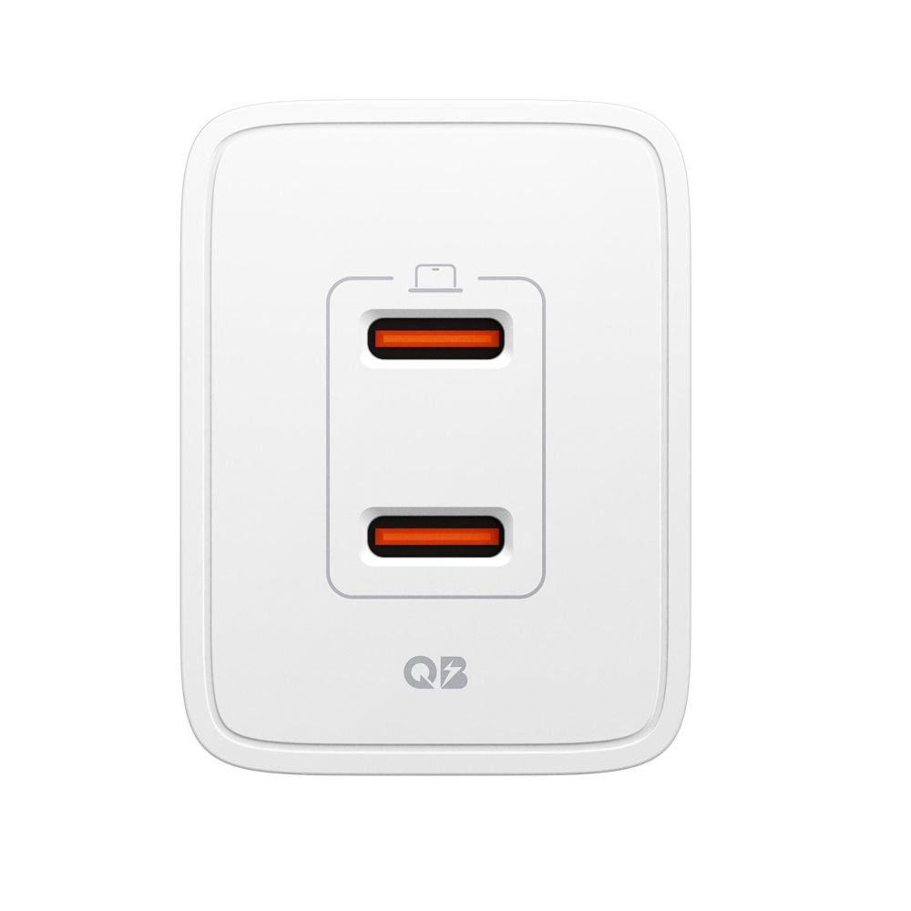 Incarcator Spigen Essential EE472EU (ACH08707), 2x Type-C, Fast Charging, Quantum Boost, 47W, Alb