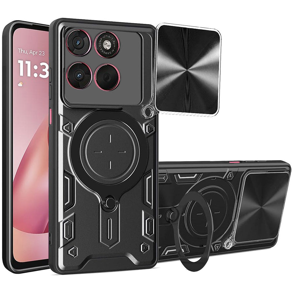 Husa de protectie Techsuit CamGuard Pro compatibil cu Motorola Moto G57 Power / G67 Power, Negru