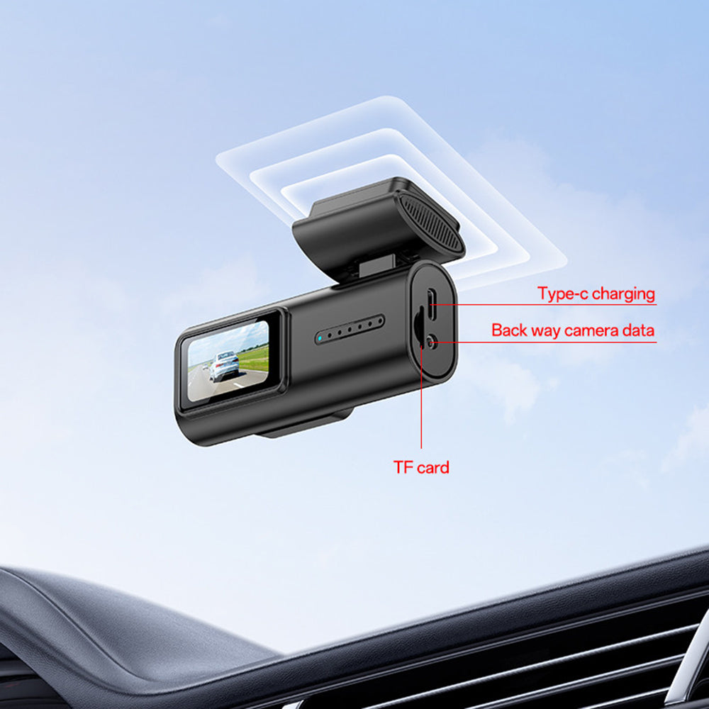 Gadget Yesido Dash Camera (KM21), Full HD 1080p, 145° Angle Range, 1.47" IPS Built-in Screen, Negru