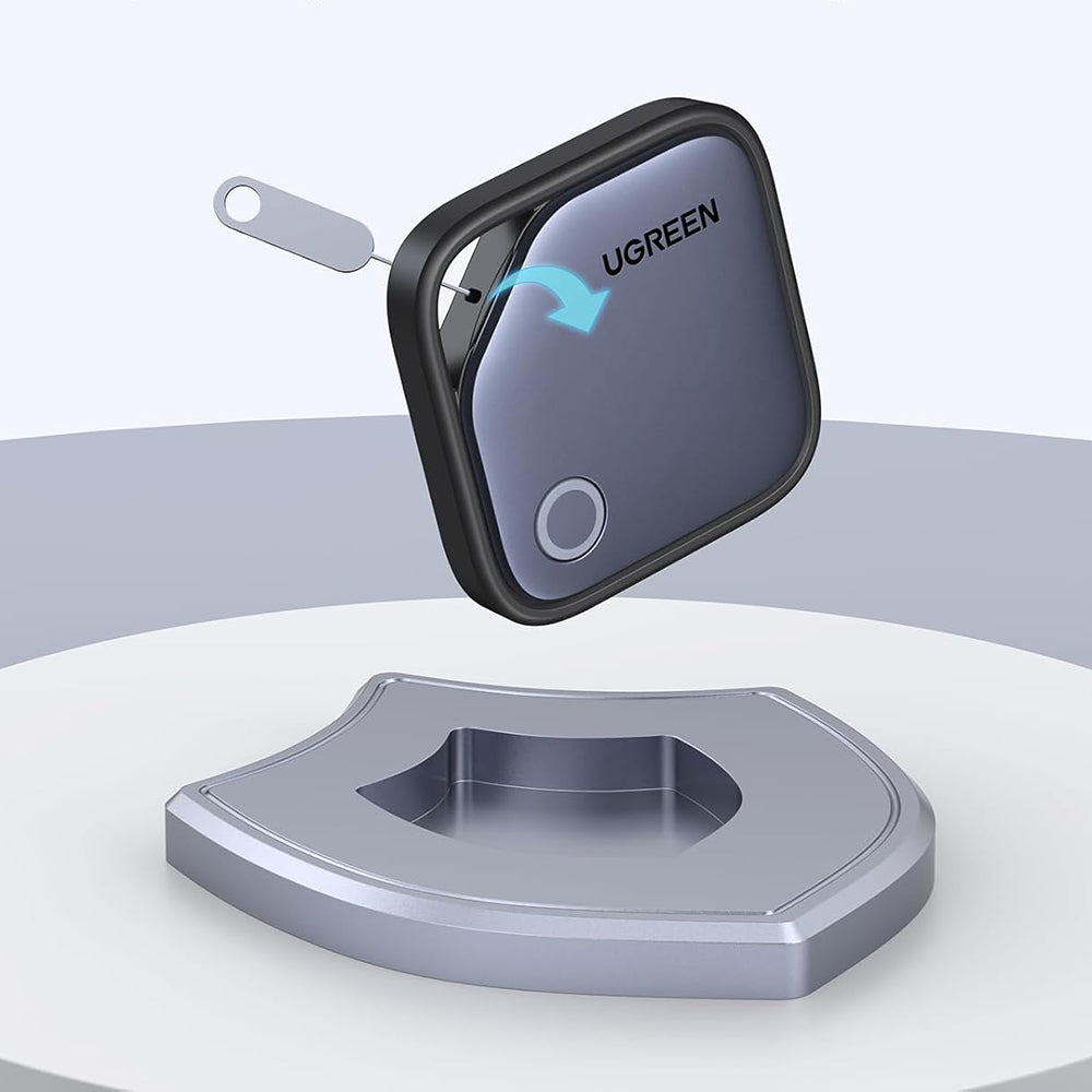 Gadget Ugreen Smart Tracker CM816 (45297), Compatible with Apple Find My (iOS Only), Bluetooth 5.0, 225mAh, Gri