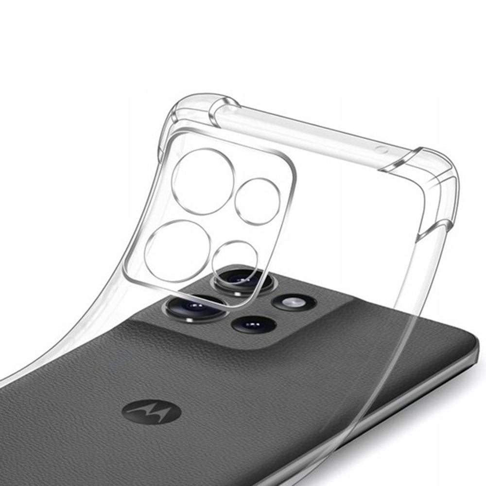 Husa de protectie Techsuit Shockproof Clear Silicone compatibil cu Motorola Edge 70, Transparent