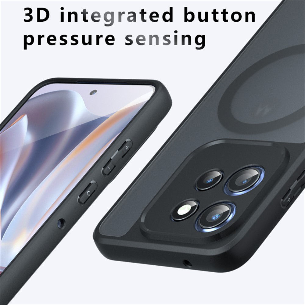 Husa de protectie Techsuit PureFrost MagSafe compatibil cu Motorola Edge 50 Neo / Edge 60 Neo / Motorola ThinkPhone 25, Negru Mat