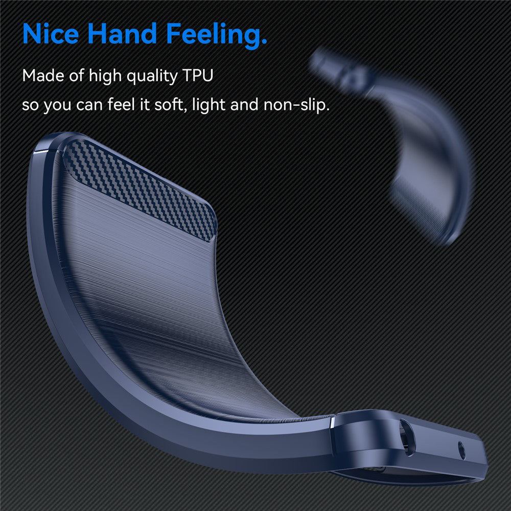 Husa de protectie Techsuit Carbon Silicone compatibil cu Honor Magic8 Lite, Albastru