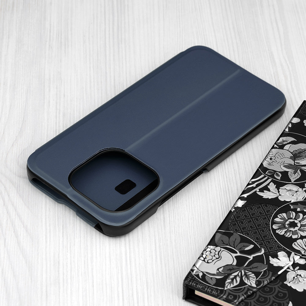 Husa de protectie Techsuit eFold Series compatibil cu Xiaomi 15T, Albastru Inchis