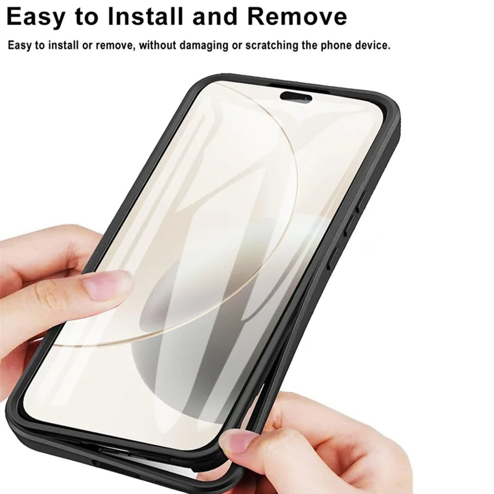 Folie de protectie Techsuit ColorVerse 360 Series + compatibil cu Honor X5c Plus, Mov