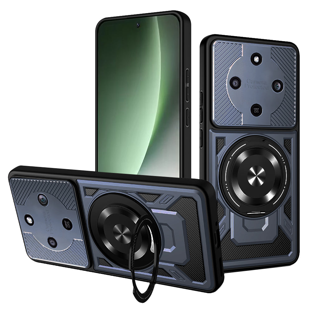 Husa de protectie Techsuit RuggedCam compatibil cu Honor Magic8 Lite, Albastru