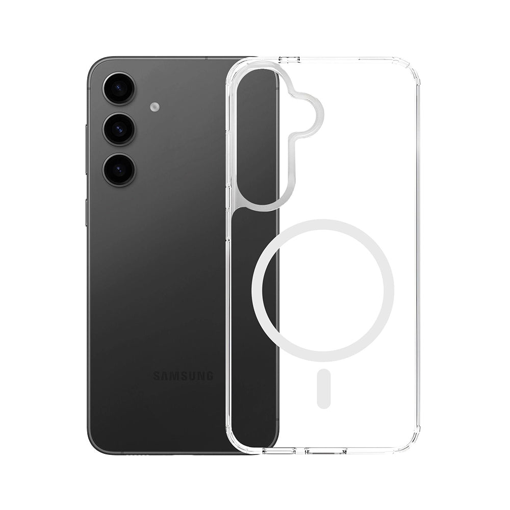 Husa de protectie 3mk Armor MagCase compatibil cu Samsung Galaxy S25 FE, Transparent