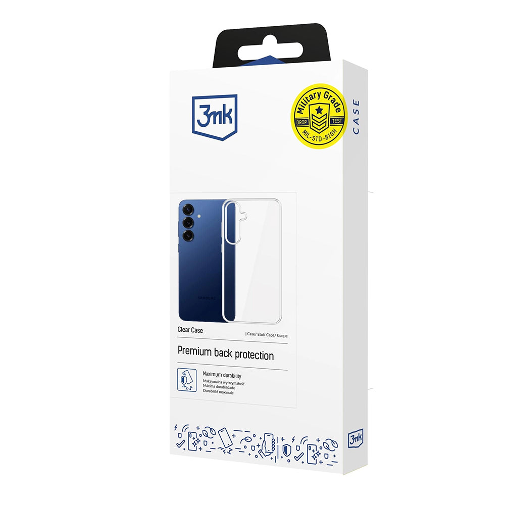 Husa de protectie 3mk Clear compatibil cu Samsung Galaxy S25 FE, Transparent