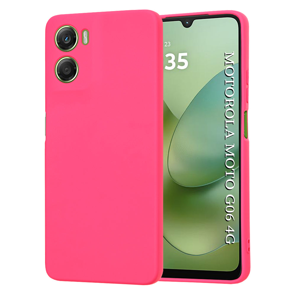 Husa de protectie Techsuit SoftFlex compatibil cu Motorola Moto G06, Roz Intens