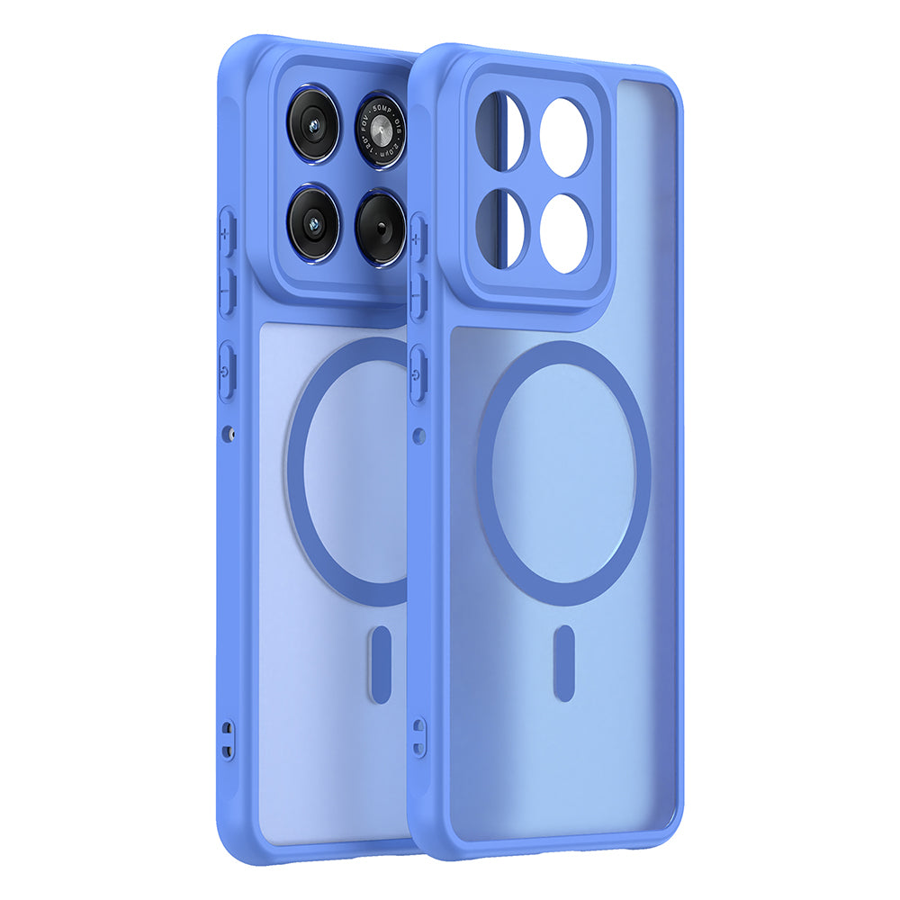 Husa de protectie Techsuit HaloFrost II MagSafe compatibil cu Motorola Edge 70, Albastru Cer