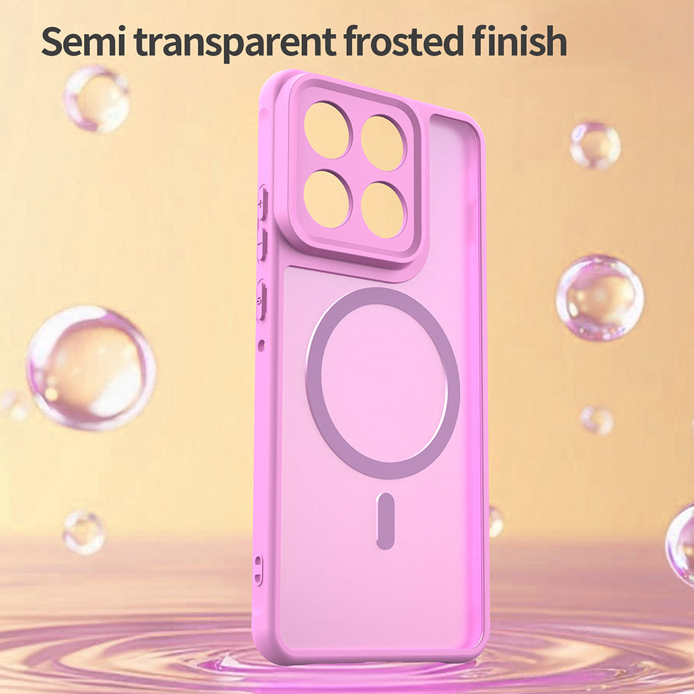 Husa de protectie Techsuit HaloFrost II MagSafe compatibil cu Motorola Edge 70, Roz