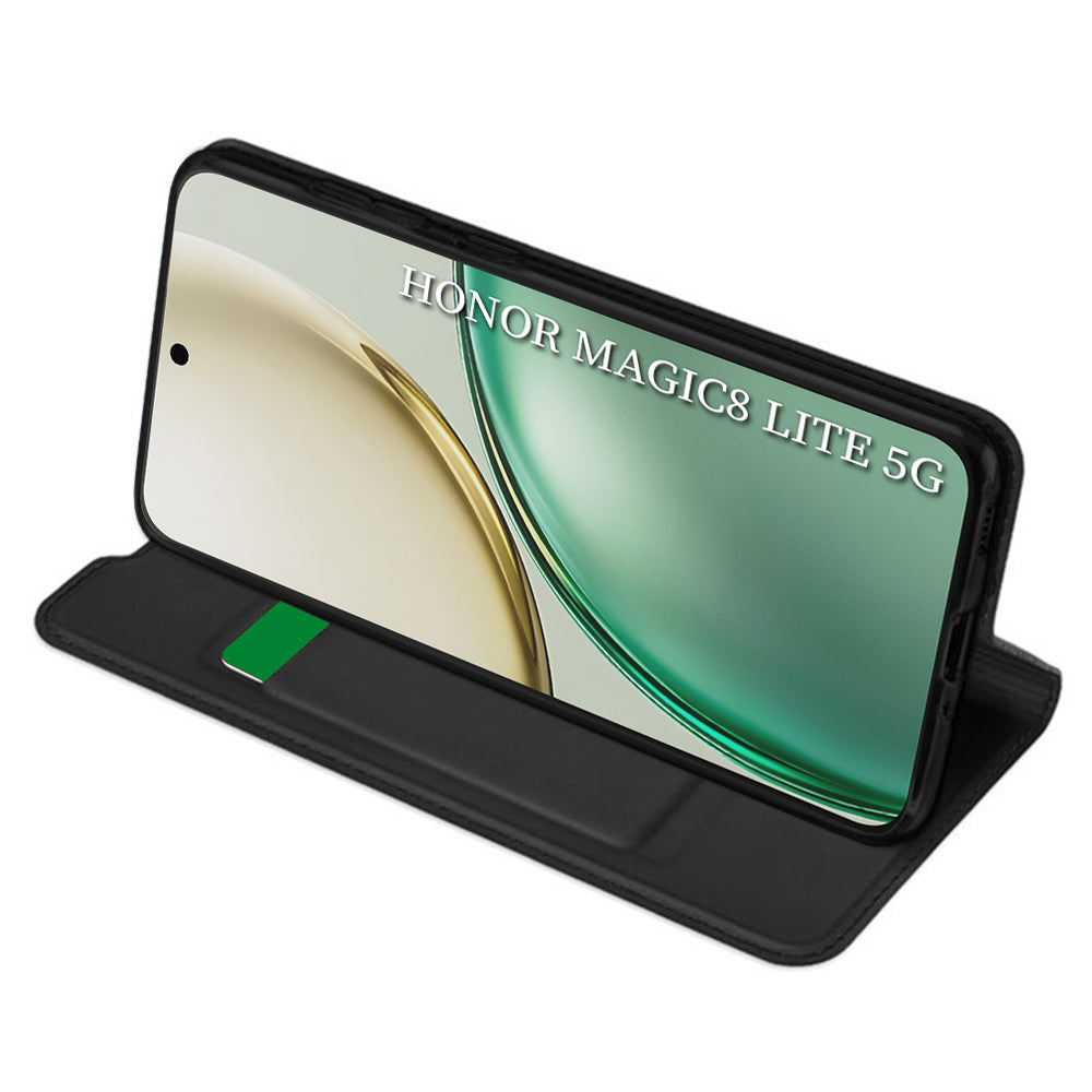 Husa de protectie Techsuit Magskin Book compatibil cu Honor Magic8 Lite, Negru