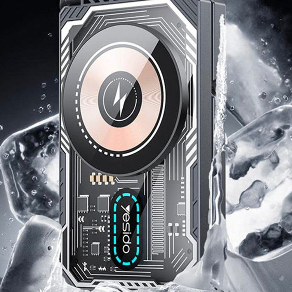 Incarcator Yesido (DS25), Wireless, 15W, Pliabil, Negru