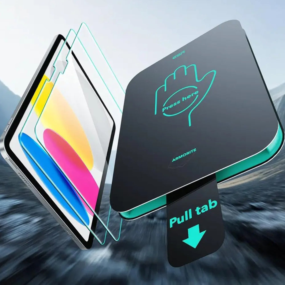 Husa de protectie tableta ESR Armorite Screen Protector UltraFit Tray (set de 2) compatibil cu iPad Pro 13 (2024) / iPad Pro 13 (2025), Transparent