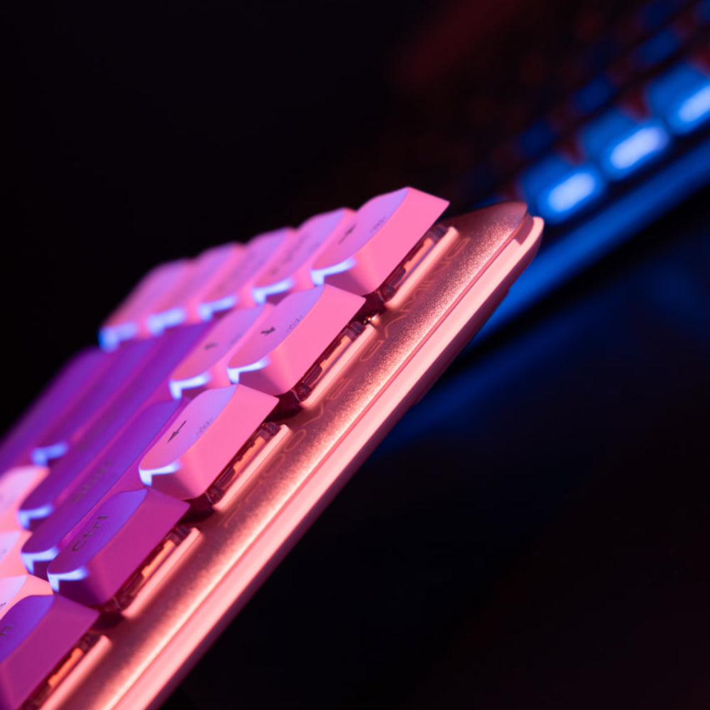 Tastatura/Mouse Proove Wireless Gaming Keyboard AFK (WKAFKEN22002), 2.4GHz, Bluetooth, RGB Backlighting, 68 Keys, 1500mAh, 1.5m, Alb
