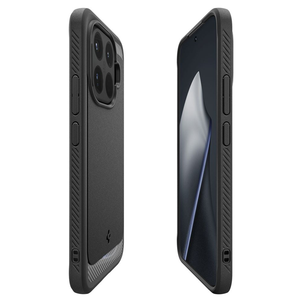 Husa de protectie Spigen Rugged Armor (ACS11152) compatibil cu Xiaomi 15T Pro, Negru