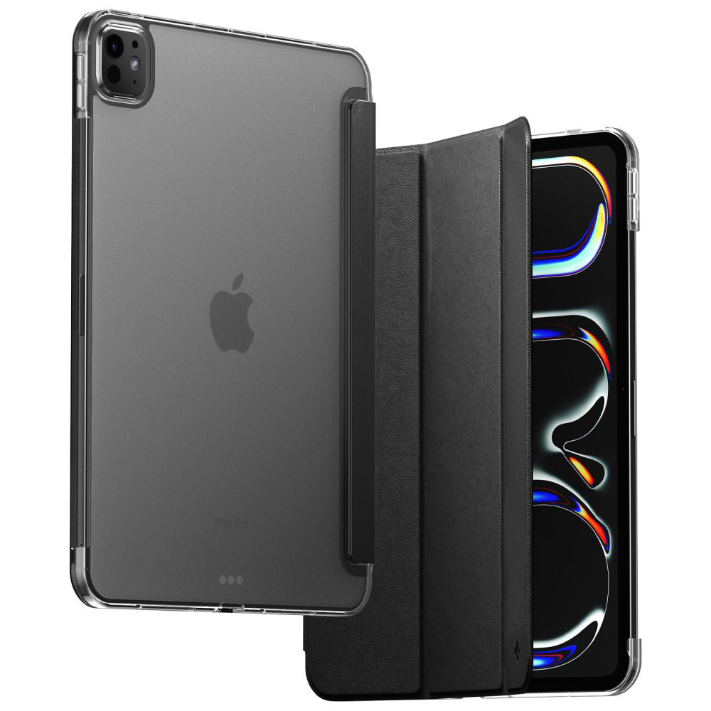 Husa de protectie tableta Spigen Liquid Air Folio (ACS09440) compatibil cu iPad Pro 11 (2024) / iPad Pro 11 (2025), Negru