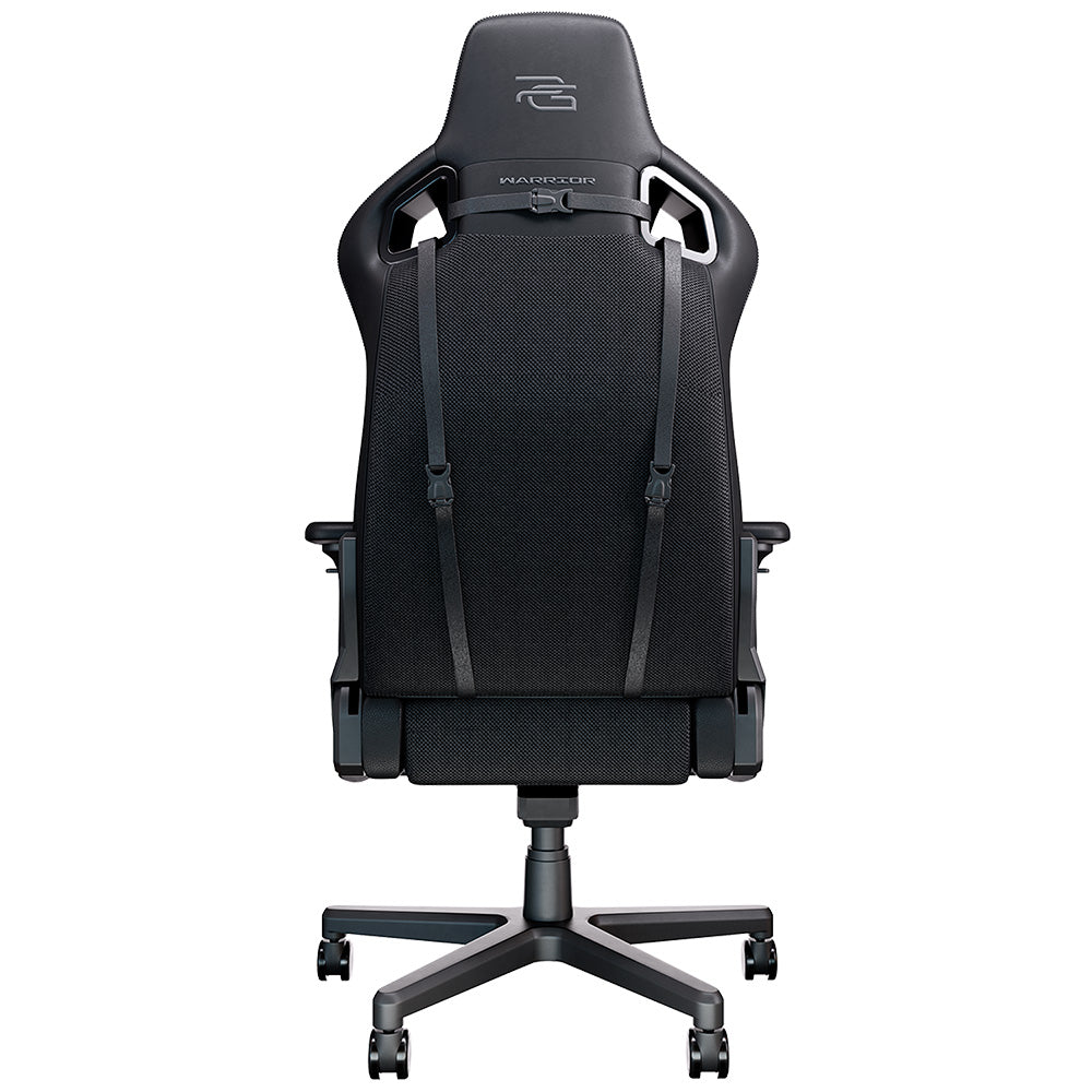 Accesoriu gaming Proove Gaming Chair Warrior (GCWR0001011), 4D Armrests, 135° Backrest, Frog Mechanism, Semi PU, Active Cooling, Negru