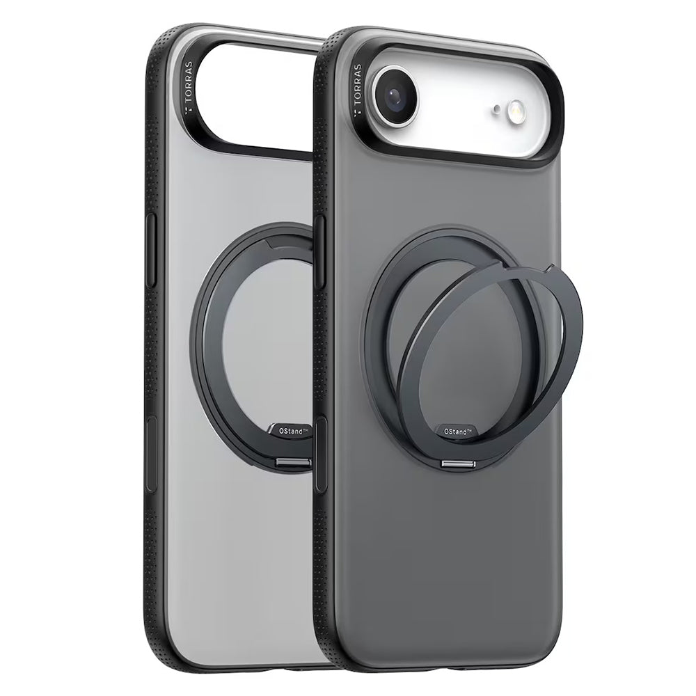 Husa de protectie Torras Ostand R Fitness Series compatibil cu iPhone 17 Air, Negru
