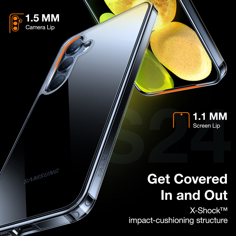 Husa de protectie Torras Diamond Series compatibil cu Samsung Galaxy A56 5G, Transparent