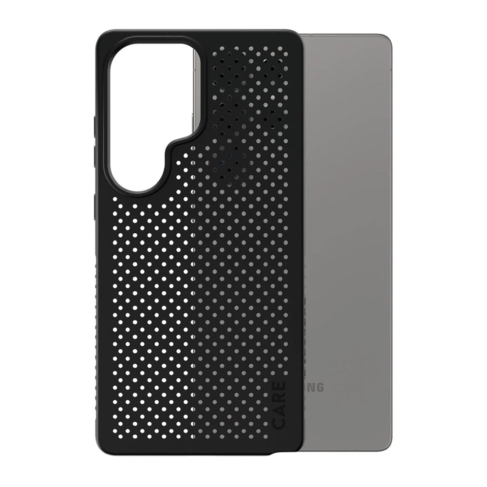 Husa de protectie PanzerGlass® CARE Feature Heat Beat compatibil cu Samsung Galaxy S25 Ultra, Negru