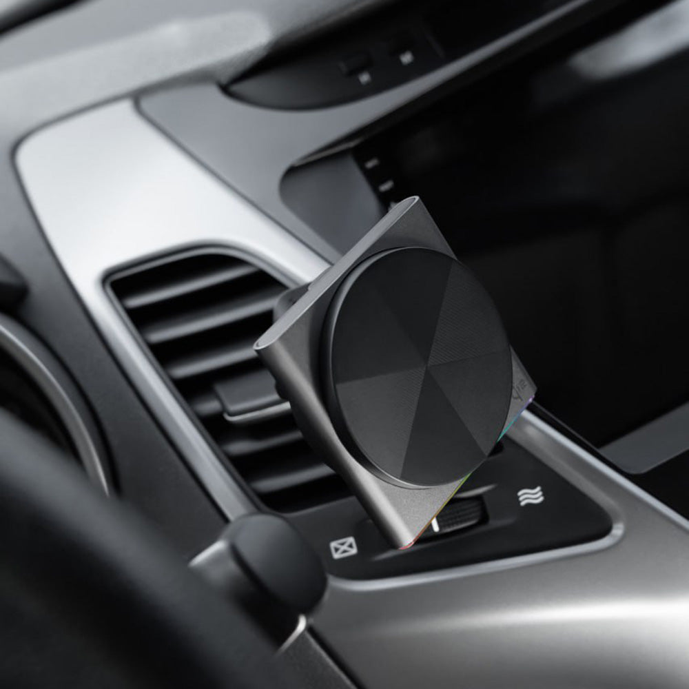 Suport Proove with Wireless Charging Neostorm (WHNS15002003), for Air Vent, Magnetic, Qi2, 15W, RGB, Aluminum, Gri
