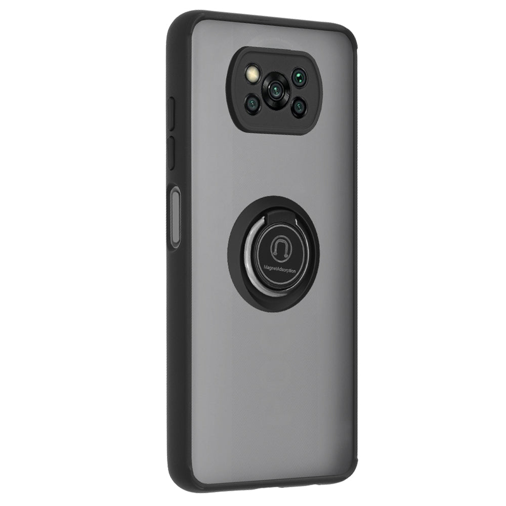 Husa de protectie Techsuit Glinth compatibil cu Xiaomi Poco X3 / Poco X3 NFC / Poco X3 Pro, Negru