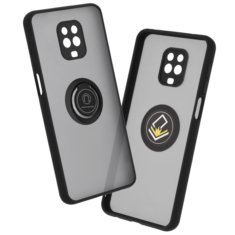 Husa de protectie Techsuit Glinth compatibil cu Xiaomi Redmi Note 9S / Note 9 Pro / Note 9 Pro Max, Negru