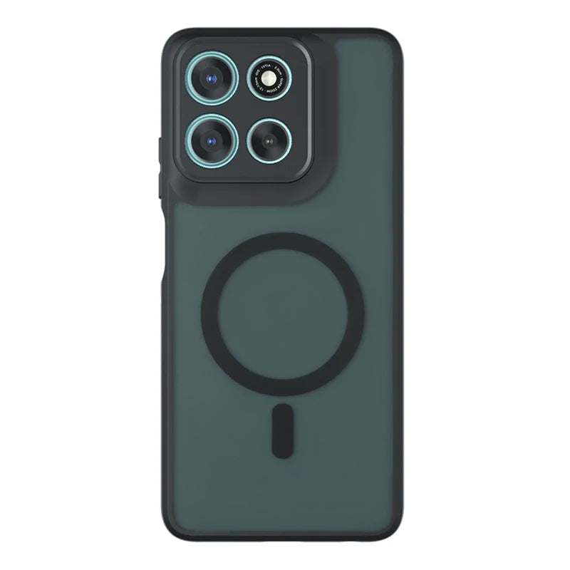 Husa de protectie Techsuit PureFrost MagSafe compatibil cu Motorola Moto G57 Power / G67 Power, Negru Mat