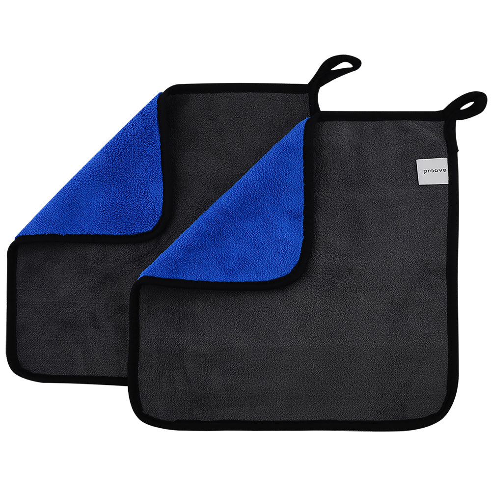 Gadget Proove Car Washing Towel Carshine (set de 2) (AACR30000003), High-Quality Microfiber, for Detailing, 30x30cm, Albastru