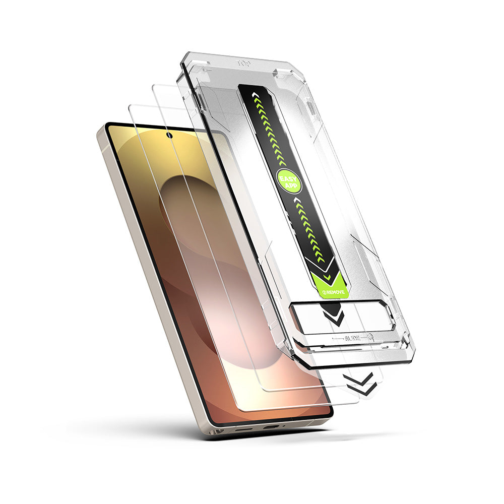 Folie de protectie Techsuit TitanGlass CrystalHD (set de 2) compatibil cu Samsung Galaxy S26, Transparent