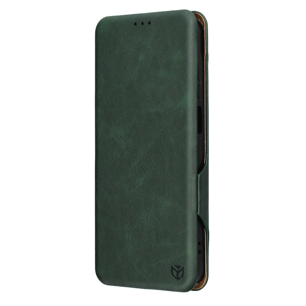 Husa de protectie Techsuit Safe Wallet Plus compatibil cu Honor X5c Plus, Verde