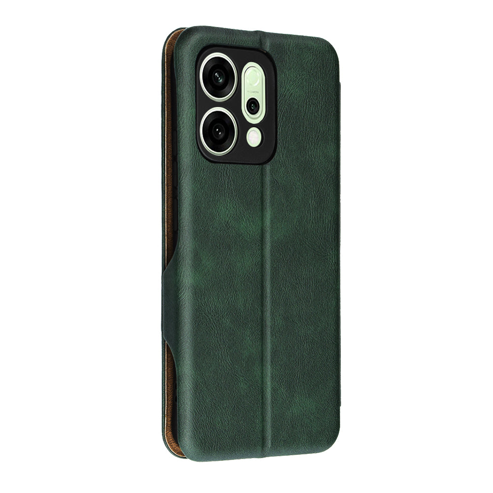 Husa de protectie Techsuit Safe Wallet Plus compatibil cu Oppo Reno14, Verde