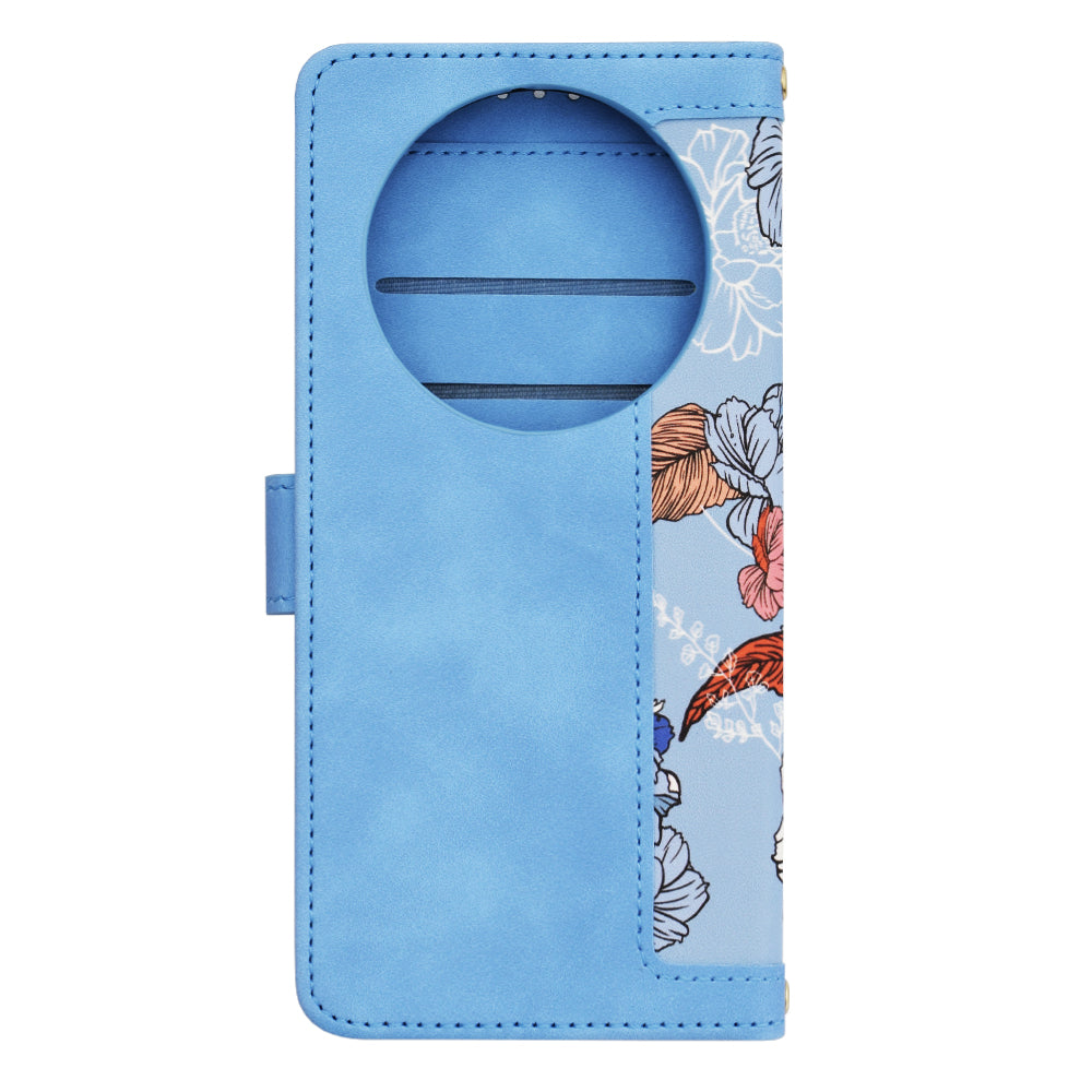 Husa de protectie Techsuit FlipCraft compatibil cu Honor Magic8 Lite, Vibrant Blue