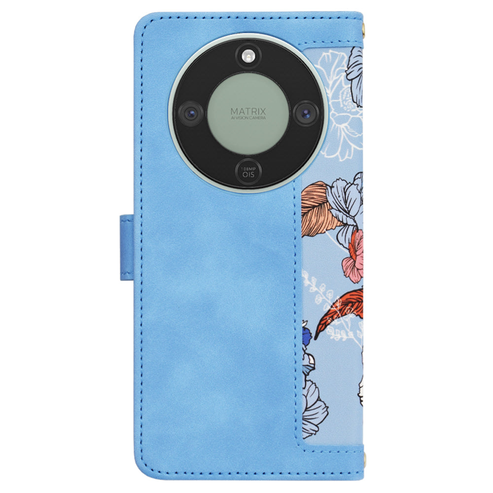 Husa de protectie Techsuit FlipCraft compatibil cu Honor Magic8 Lite, Vibrant Blue