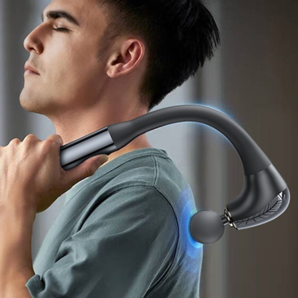 Yesido Handheld Back Massager (MG07), 15W, 1500mAh, 5 Levels of Intensity Adjustable, Negru