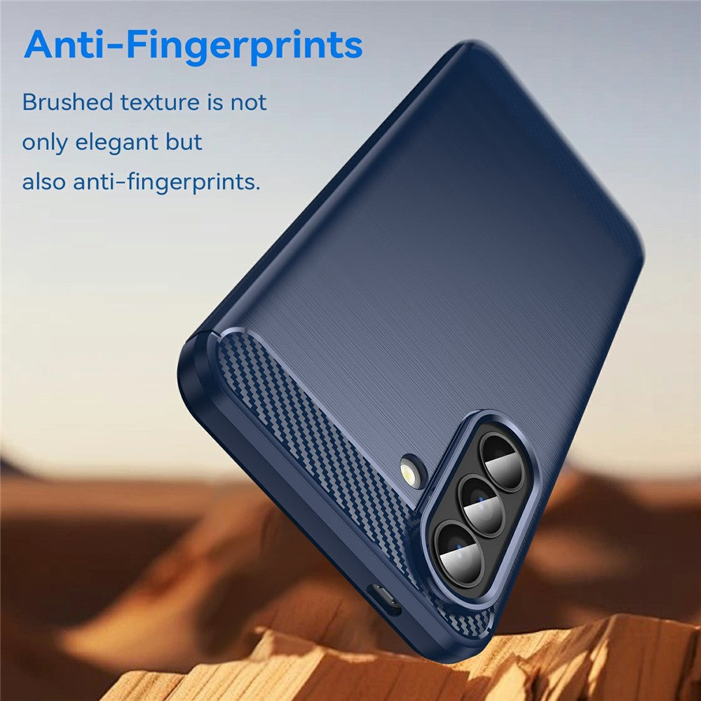 Husa de protectie Techsuit Carbon Silicone compatibil cu Samsung Galaxy A57 5G, Albastru