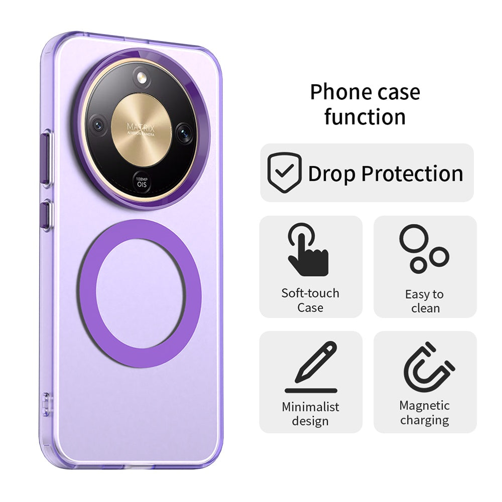 Husa de protectie Techsuit CandyCase MagSafe compatibil cu Honor Magic8 Lite, Mov