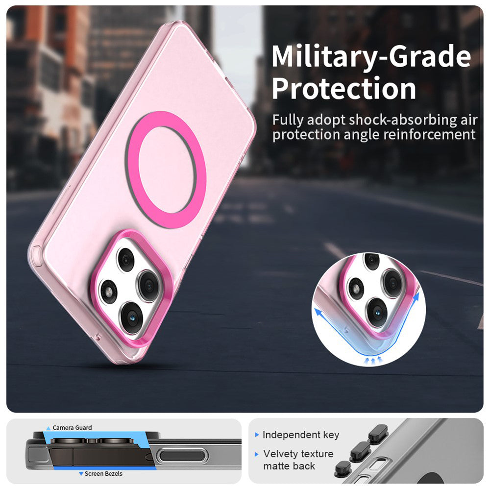 Husa de protectie Techsuit CandyCase MagSafe compatibil cu Motorola Moto G86, Roz