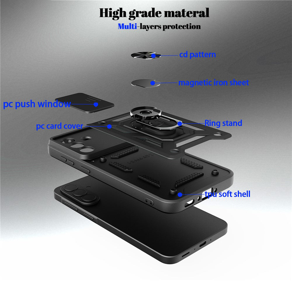 Husa de protectie Techsuit CamShield Series compatibil cu Samsung Galaxy A57 5G, Roz Auriu