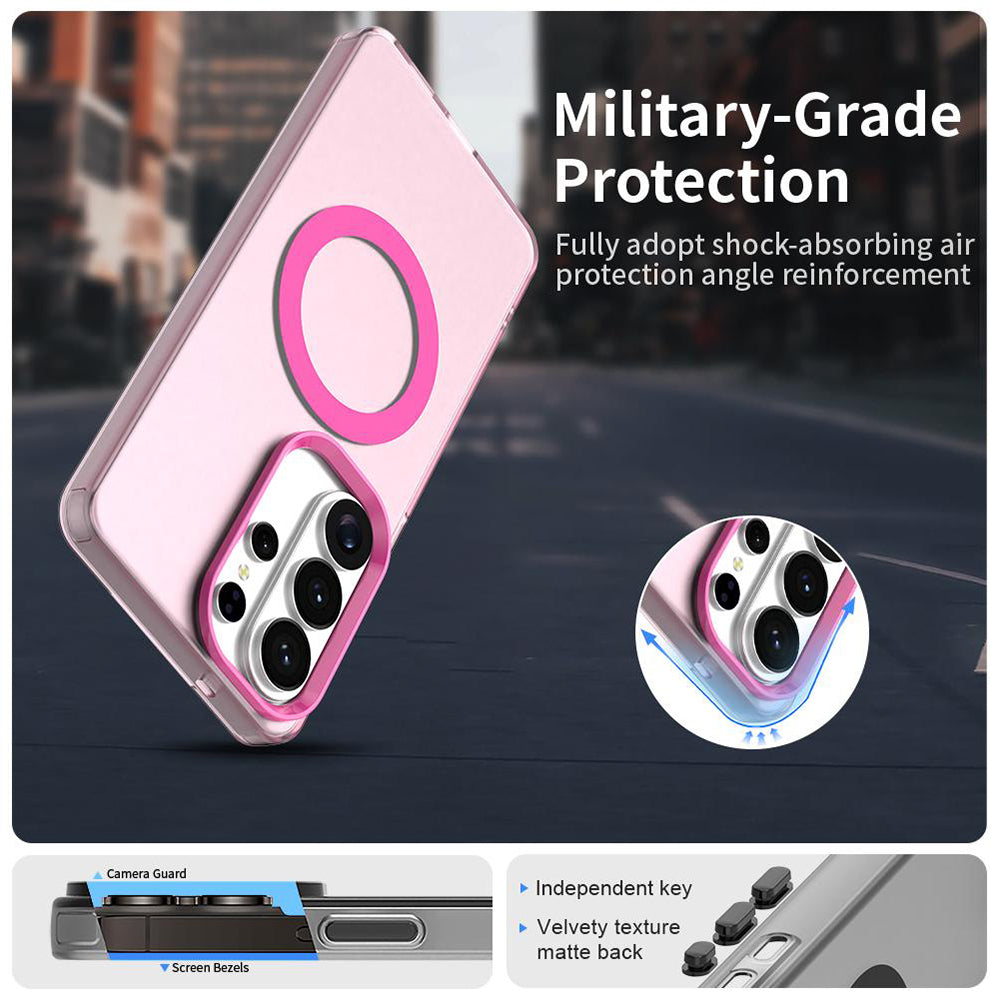 Husa de protectie Techsuit CandyCase MagSafe compatibil cu Samsung Galaxy S26 Ultra, Roz