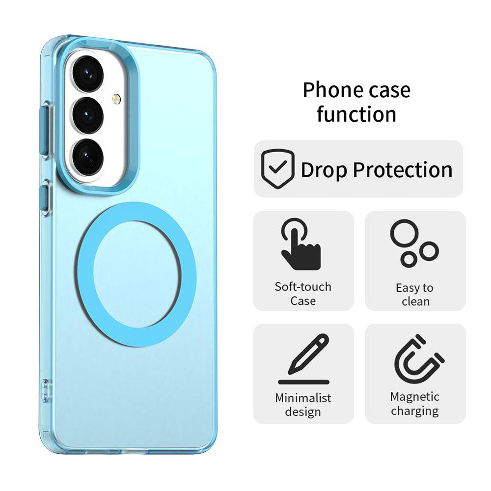 Husa de protectie Techsuit CandyCase MagSafe compatibil cu Samsung Galaxy S26 Plus, Albastru